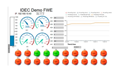Webサーバー機能「FL1F WEB EDITOR」