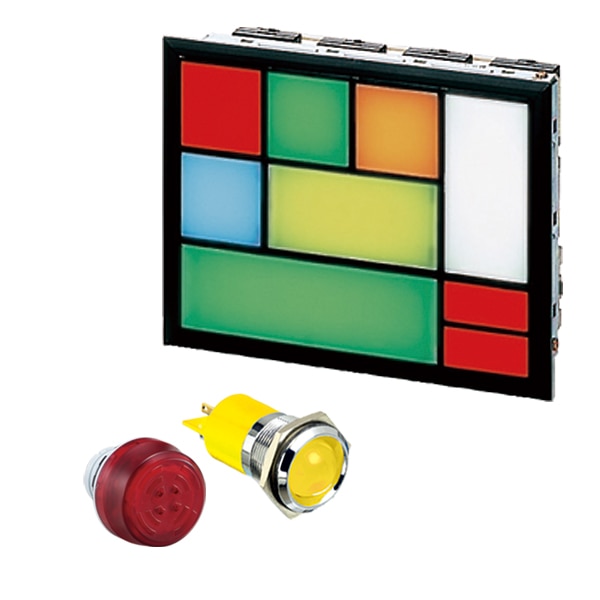 IDEC 小形コントロールユニット 表示灯 MC3D-P00RB 計器類、電子パーツ